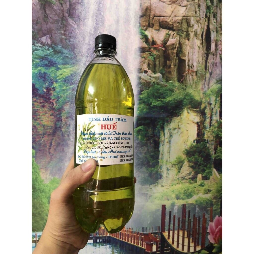 Tinh dầu tràm Huế nguyên chất chai 500ml - 1 Lít