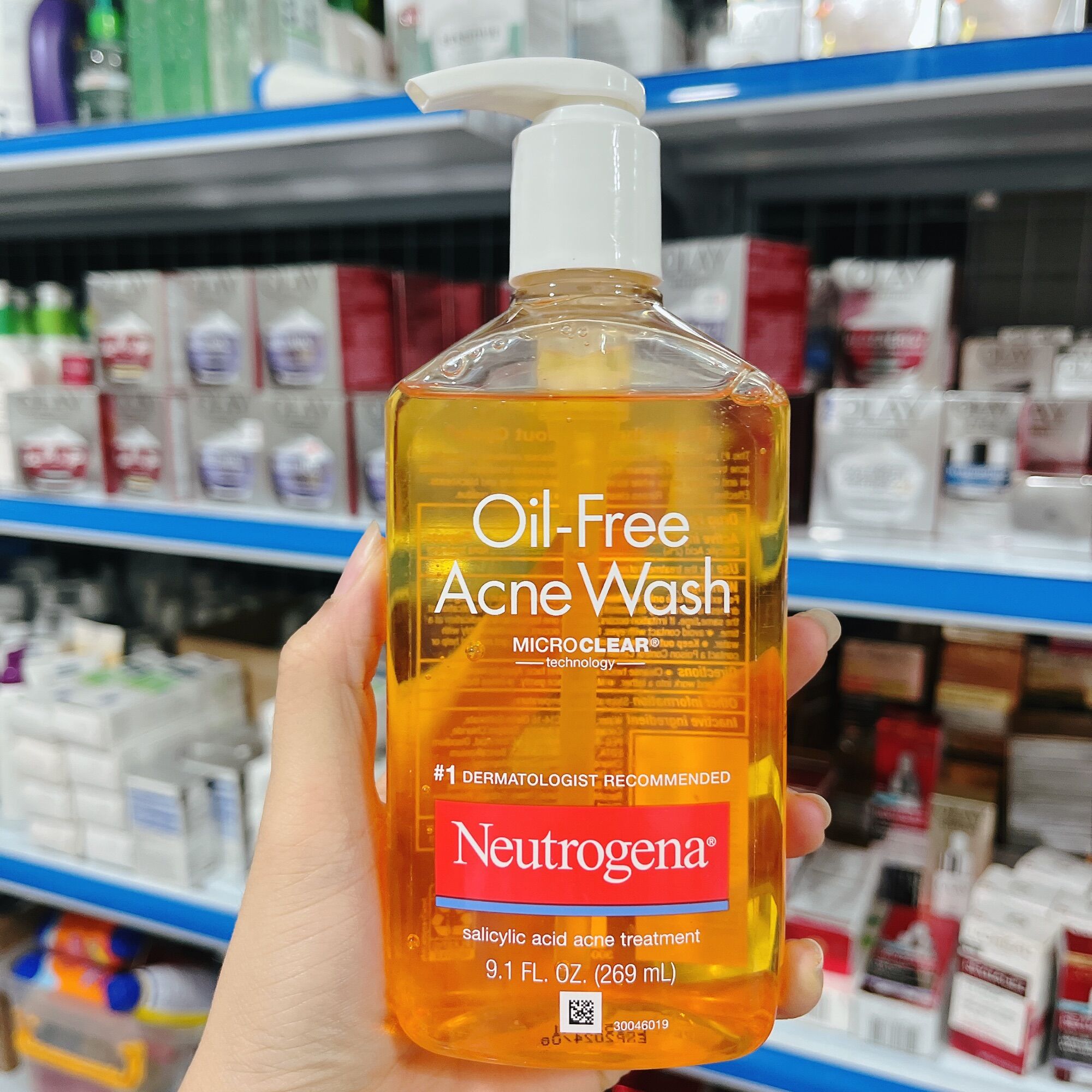 [HCM]Sữa rửa mặt cho da mụn Neutrogena oil free Ance Wash 269ml