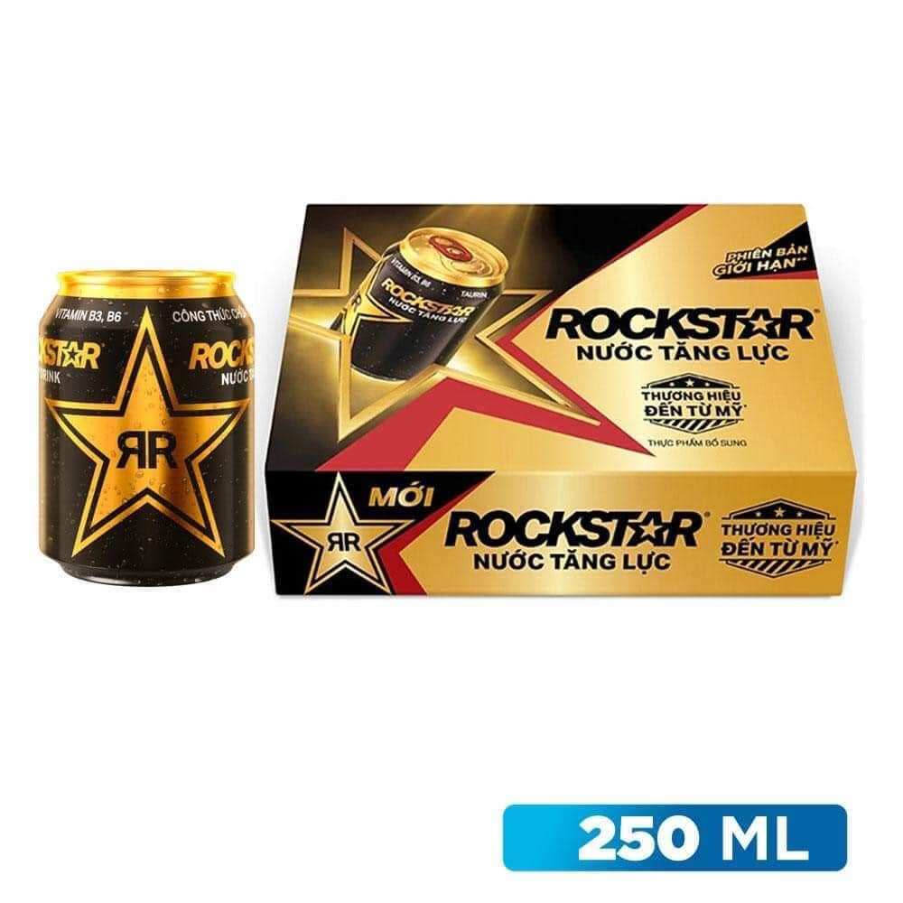 nuoc tăng lực Rockstar( 1 thùng 24 lon ×250ml)
