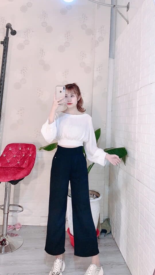 Quần Sớ Công Sở Ống Rộng