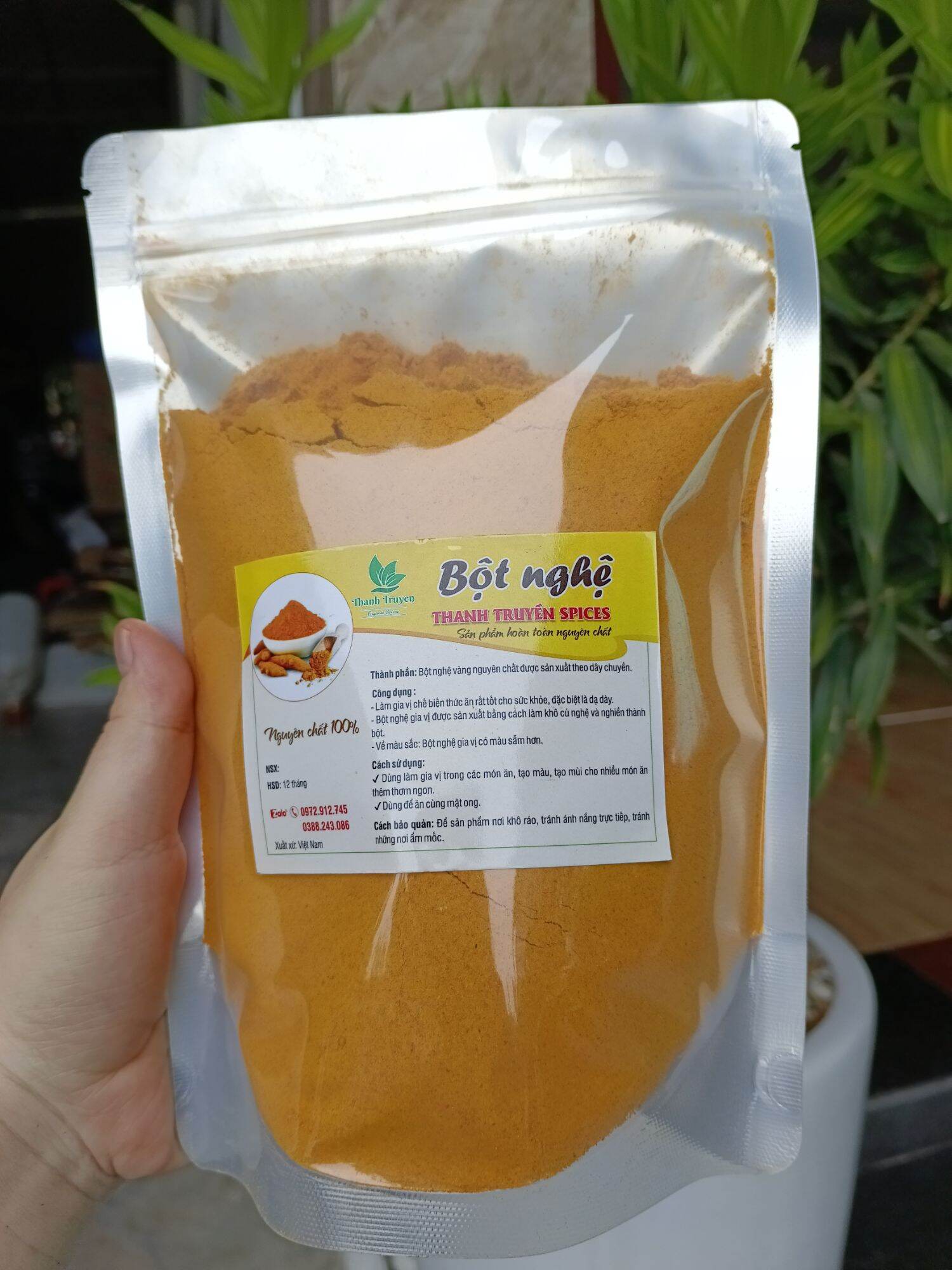 Bột nghệ [nguyên chất ko pha trộn, thơm mịn]