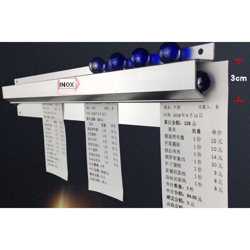 Thanh kẹp bill inox đủ size inox 201