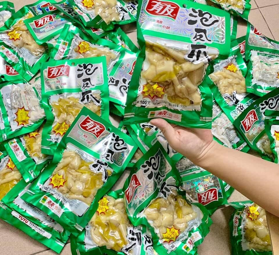 CHÂN GÀ CAY YUYU❤️210GR❤️SIÊU TO❤️