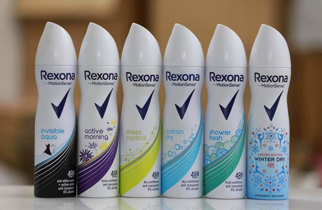 Xịt khử mùi toàn thân Rexona dành cho nữ.