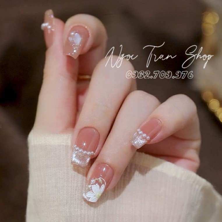 Khay ngọc nửa tròn mix đủ size trang trí móng