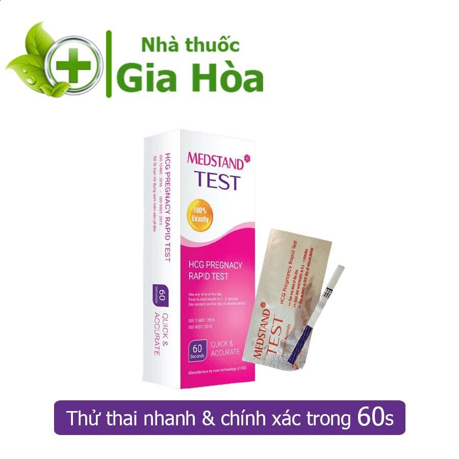 Que thử thai Medstand Test - HCG Pregnacy Rapid Test