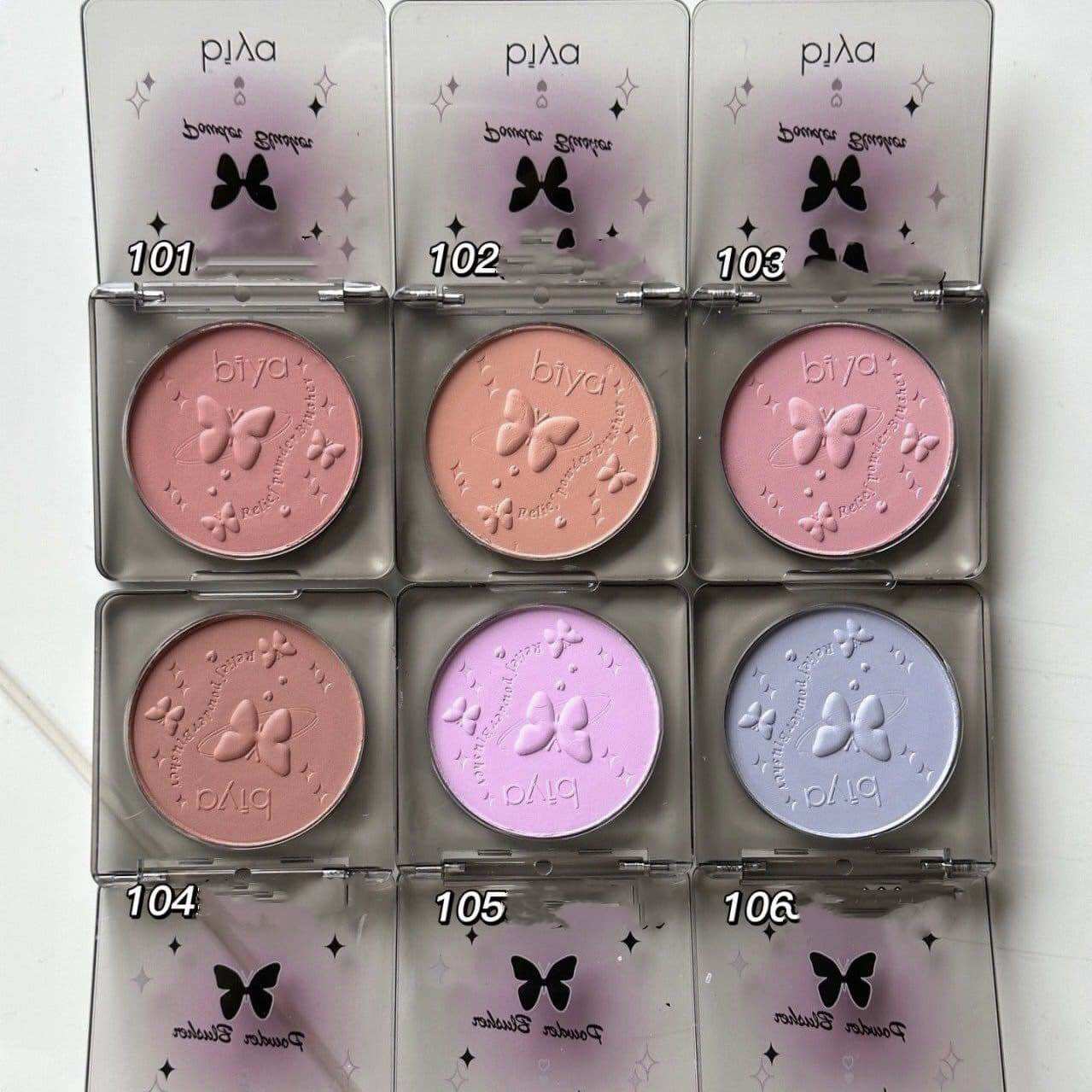 Phấn má hồng biya powder blusher 4g mịn lì