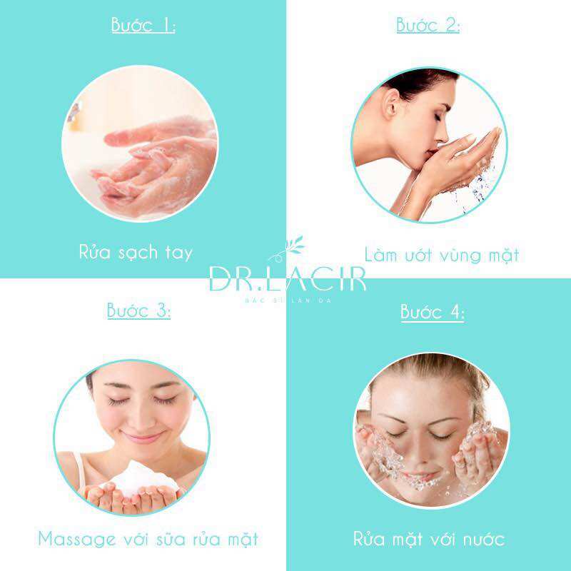 Sữa rửa mặt dr lacir