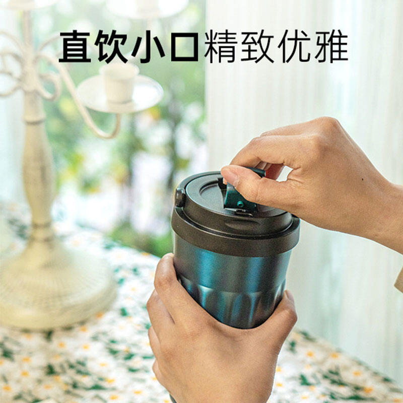 Cốc Cà Phê Cốc Tiện Cầm Tay Kiểu Châu Âu Cốc Giữ Nhiệt Inox Cốc Nước Nữ Sinh Cốc Tiện Mang Theo Cốc Mang Theo Nổi Tiếng Trên Mạng