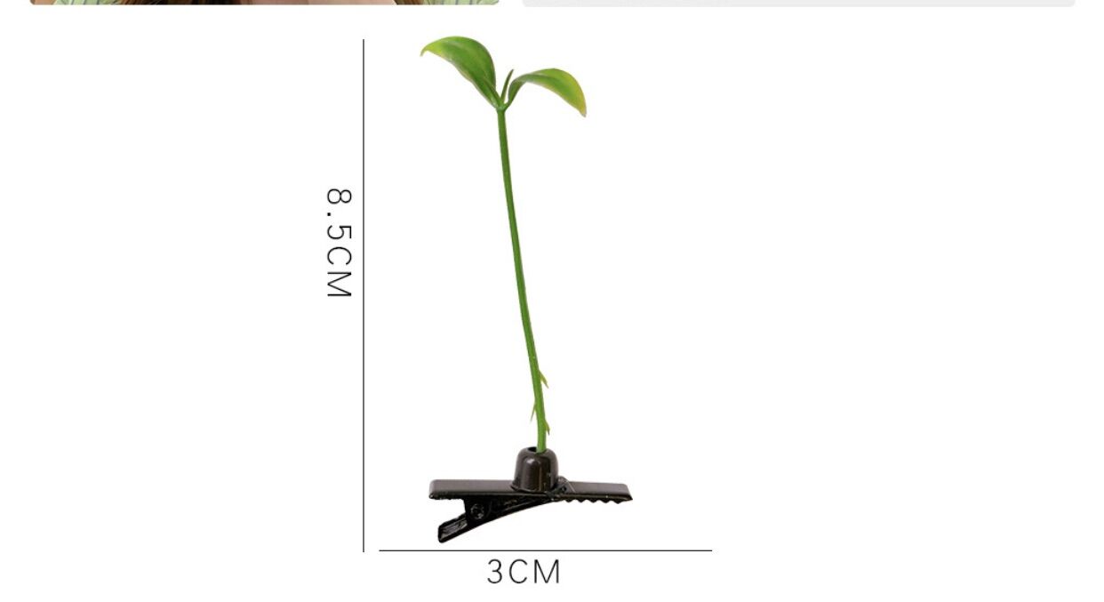 10 Kẹp tóc mầm cây cute