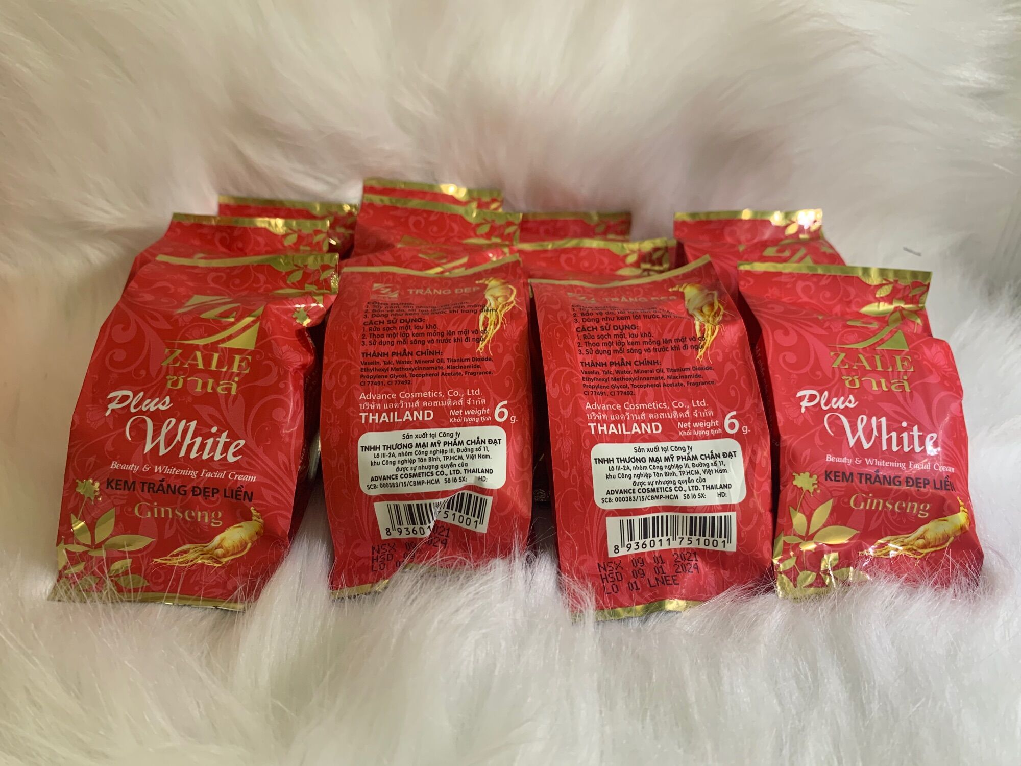 COMBO 6 HỘP KEM ZALE ĐỎ THÁI LAN