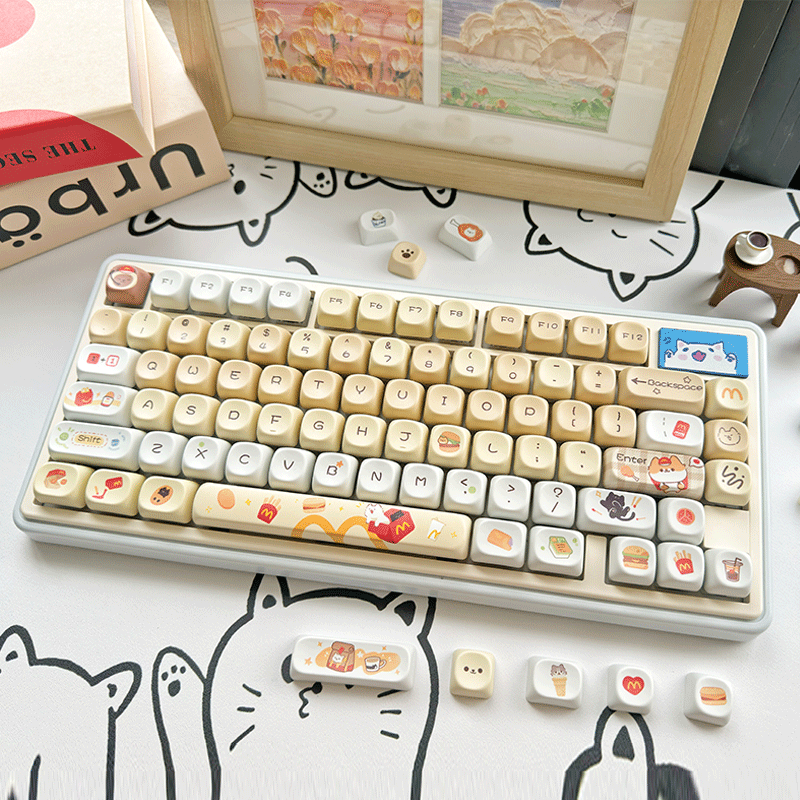 Dragonride 95-Key MOA Keyboard New Model F87 HI75 39 Series Compatibility Full Set Computer Hardware