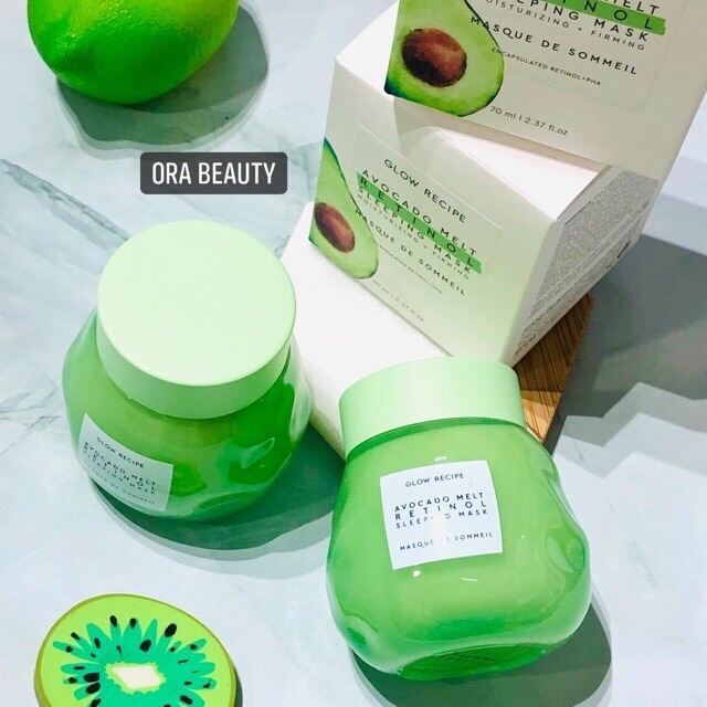 [Hcm]Mặt Nạ Ngủ Glow Recipe Avocado Retinol Melt Sleeping Mask