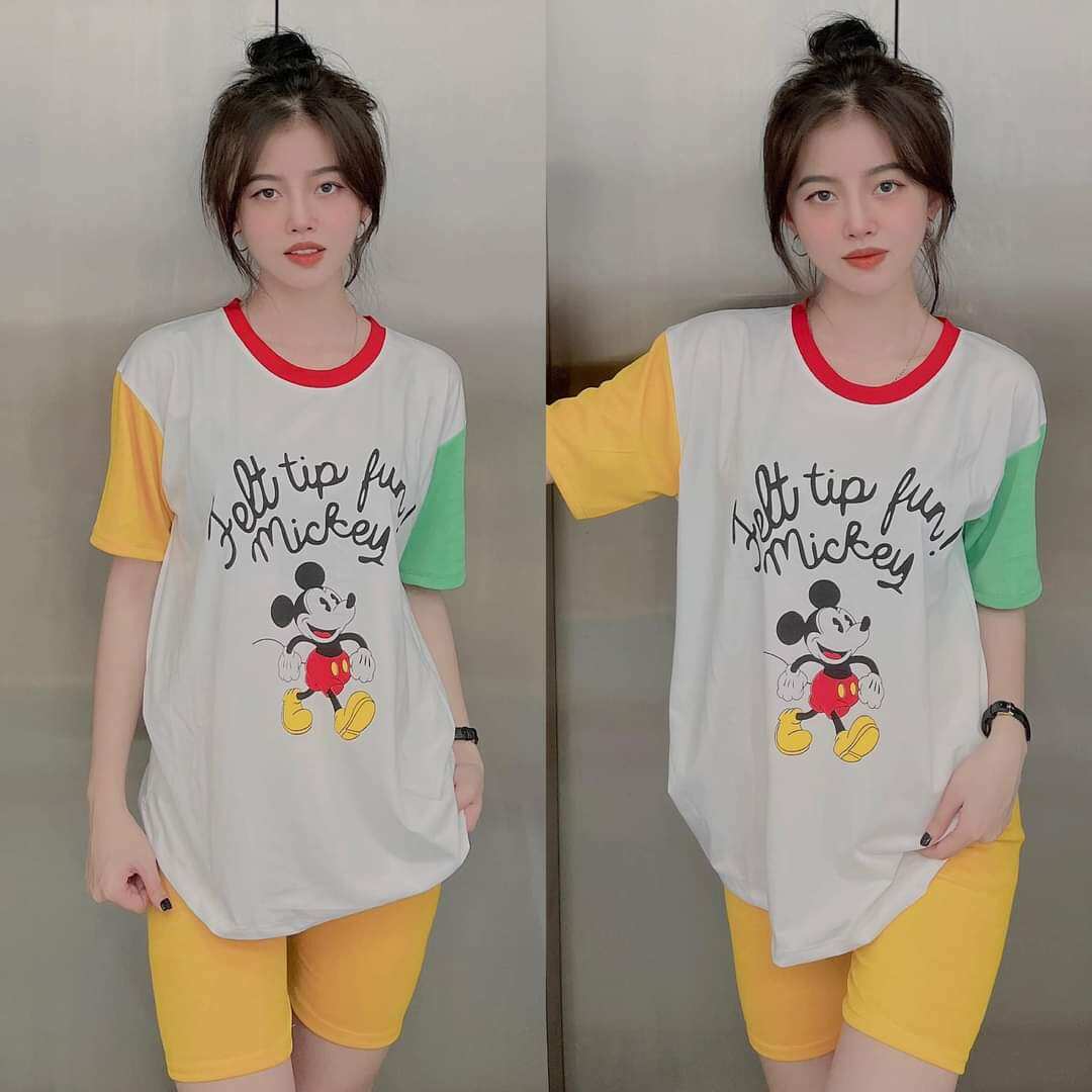 Set đồ bộ ngố  thun len thái cao cấp mịn mát