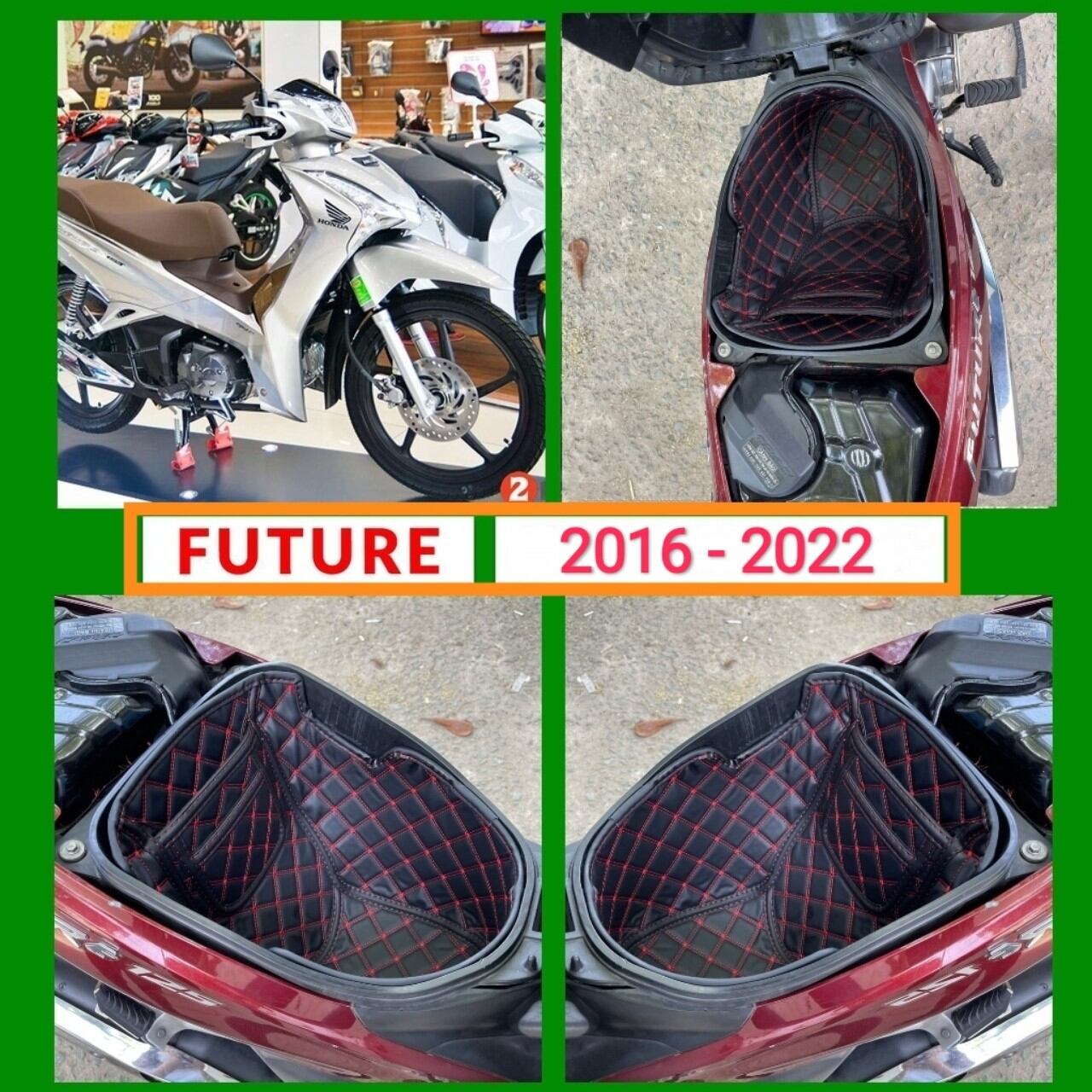 Đệm cốp xe máy FUTURE 125i * 2016 - 2022 [ CÁCH NHIỆT + GIẢM SỐC ]