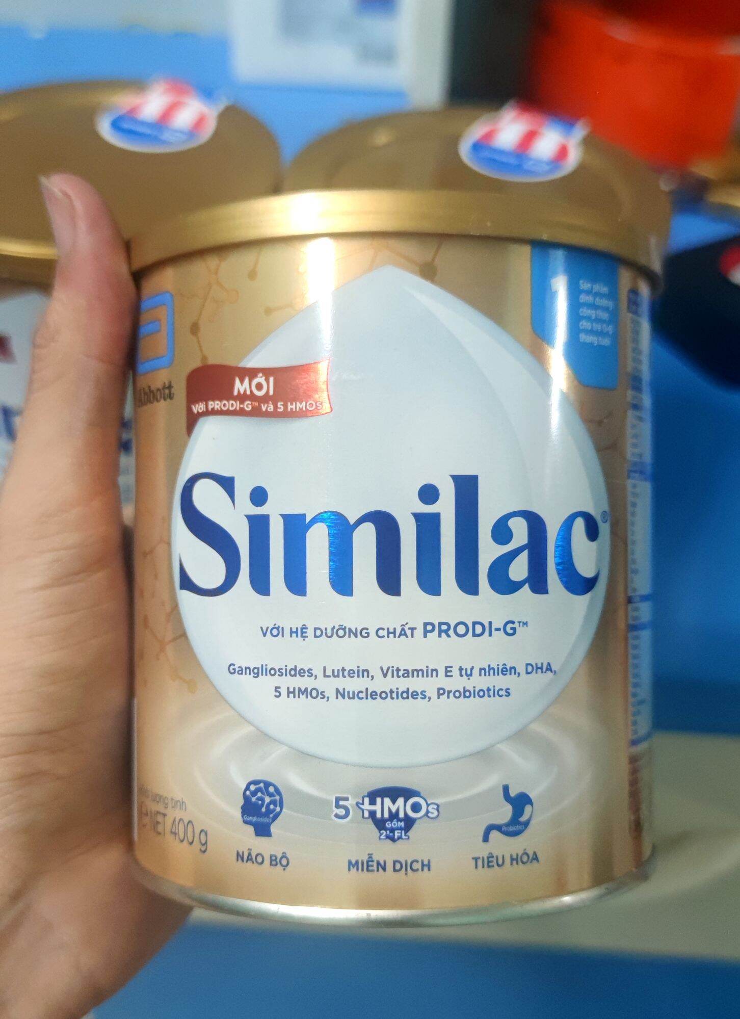 Combo 4 lon Similac 1 400g