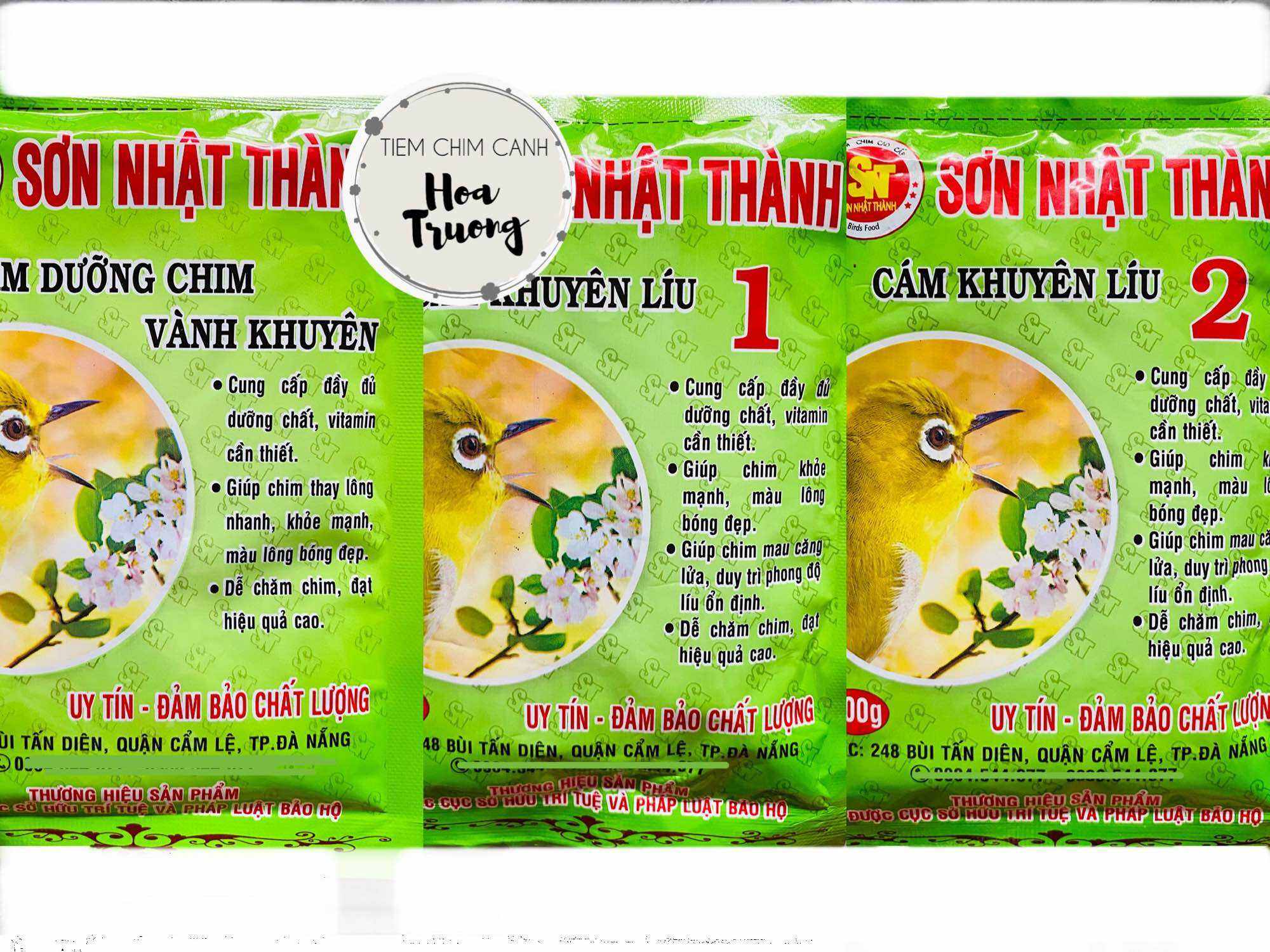 CÁM SƠN NHẬT THÀNH CHO CHIM VÀNH KHUYÊN - 100gr