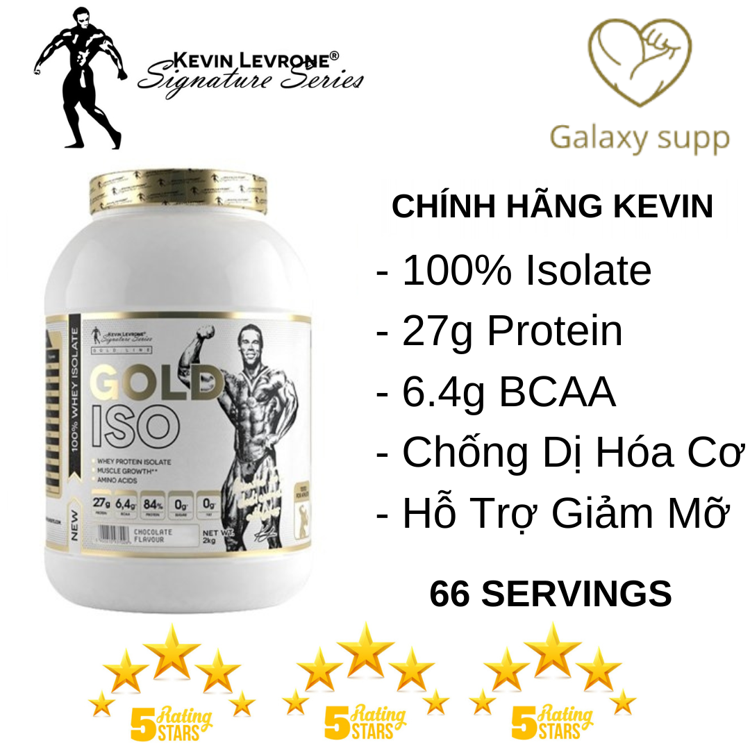 Levrone Gold Iso Whey Protein Tăng Cơ Tinh Khiết 100% Isolate 2kg