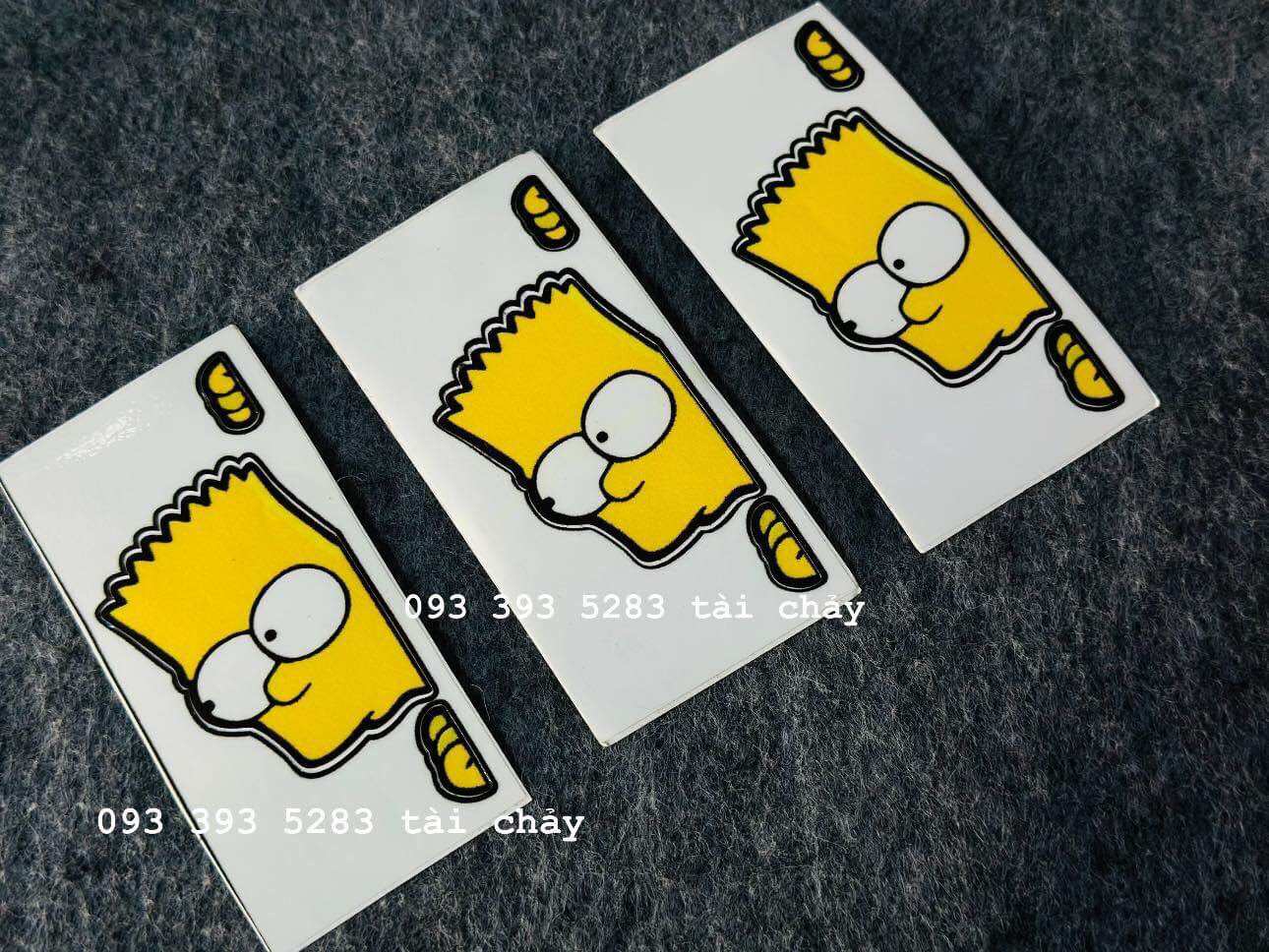 [ 1 MIẾNG ] TEM SIMSON SIZE LỚN DÁN TRANG TRÍ XE