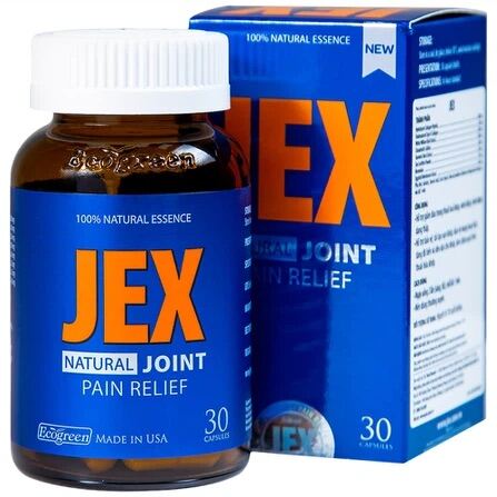Viên uống Jex Natural Ecogreen hỗ trợ bảo vệ, tái tạo khớp 30 viên
