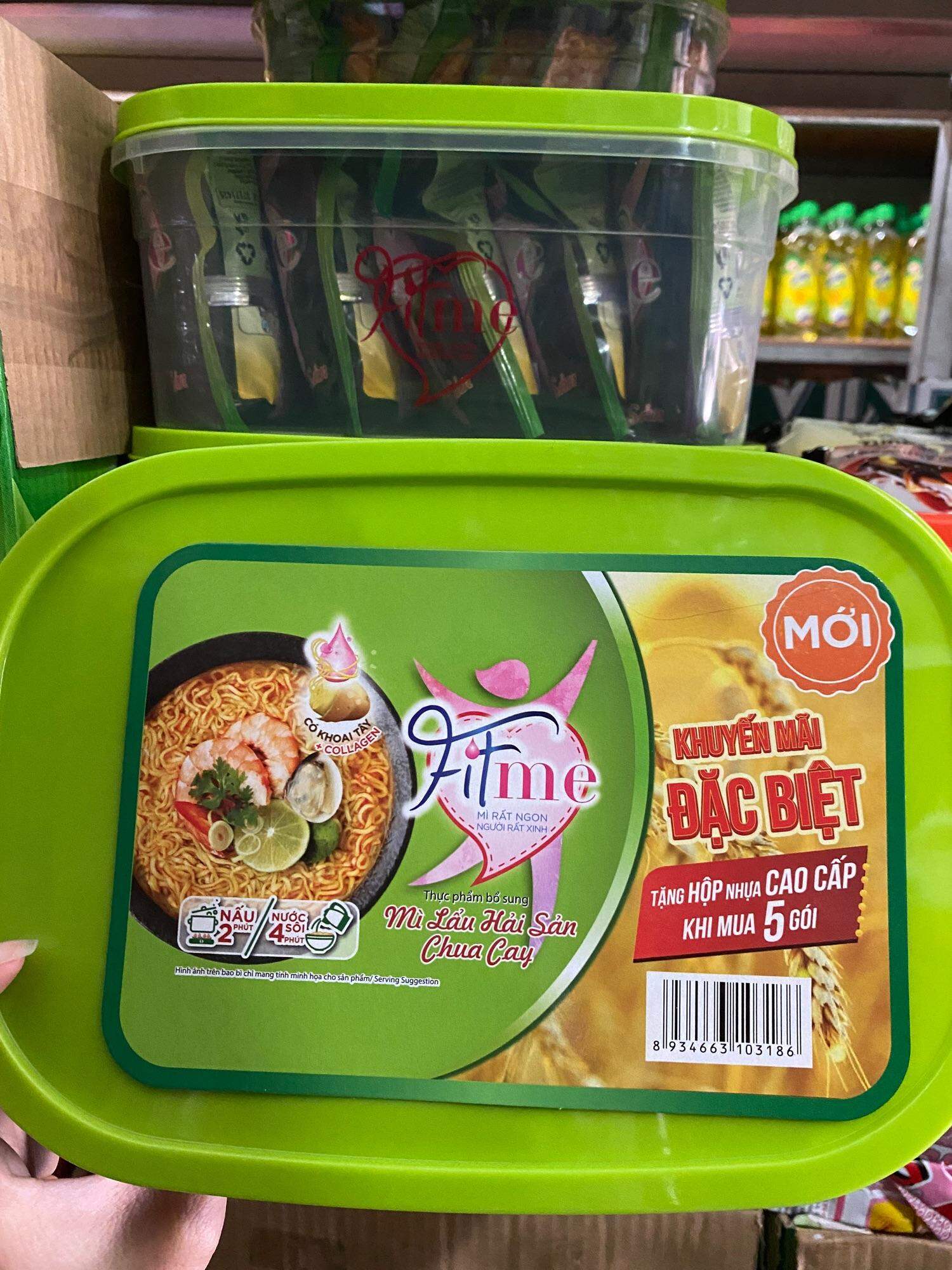 5 GÓI MÌ LẨU HẢI SẢN CHUA CAY FITME TẶNG THẨU NHỰA