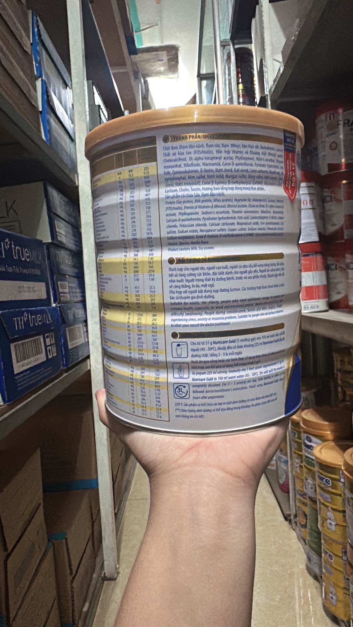 Sữa bột Nutricare Gold (900g)