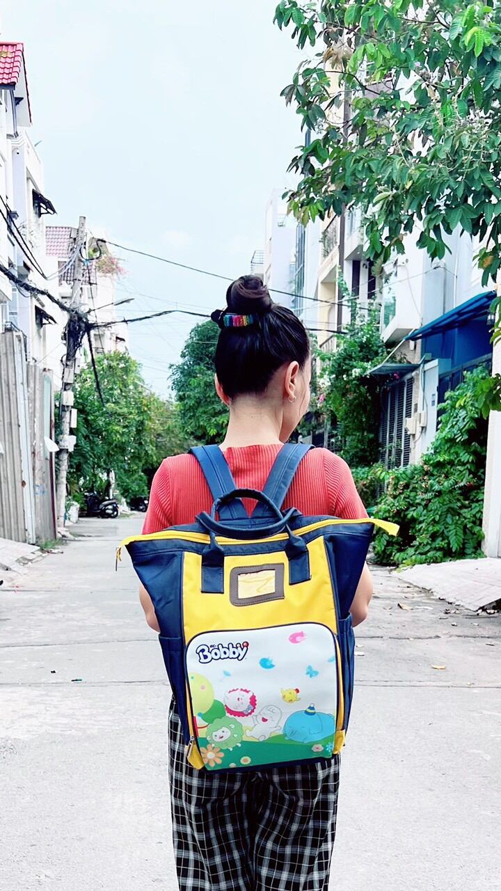 balo bỉm sữa hàng khuyến mãi