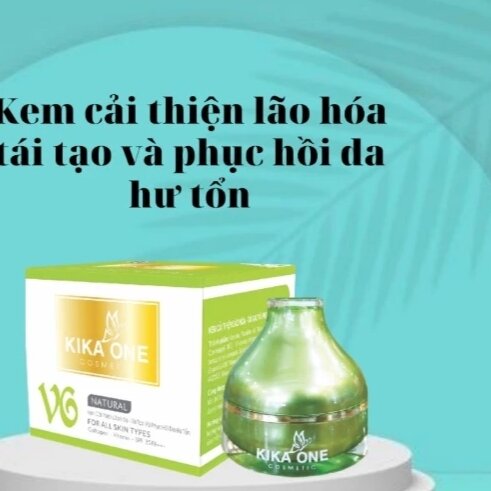 KEM KIKA ONE CẢI THIỆN LÃO HÓA - TÁI TẠO VÀ PHỤC HỒI DA HƯ TỔN 24g