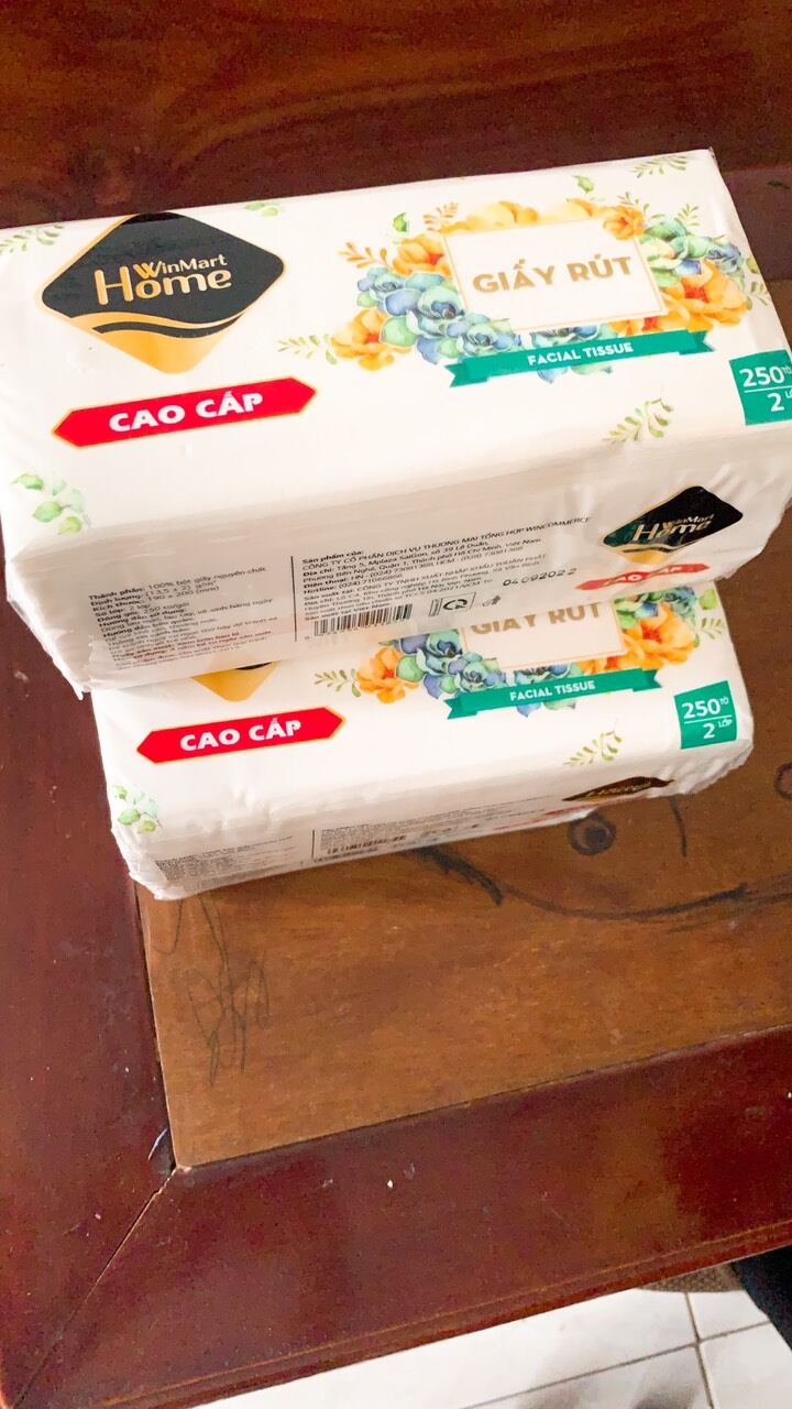 Khăn giấy rút Vinmart 250 tờ