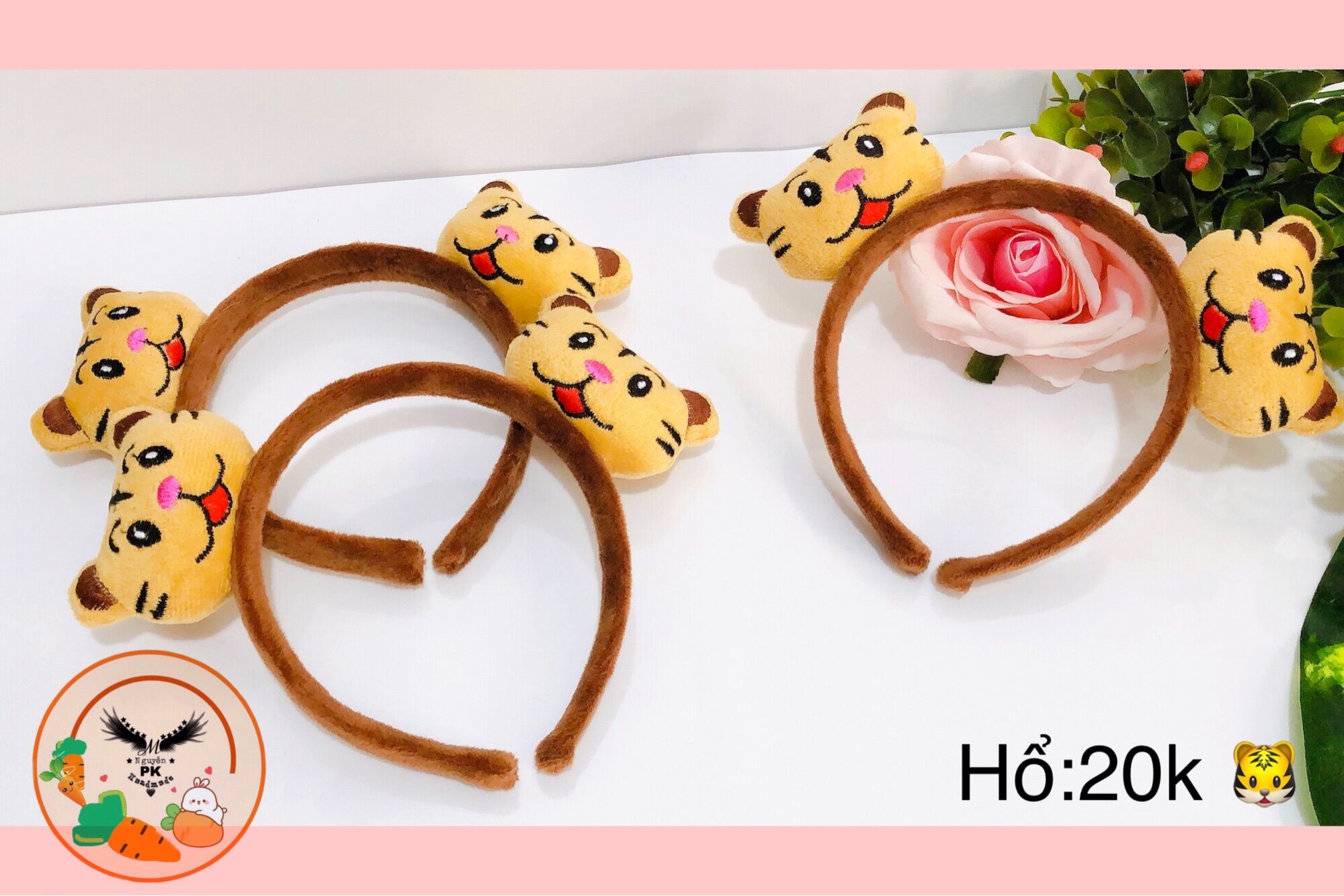 [HCM]Băng đô cài tóc hổ đáng yêu