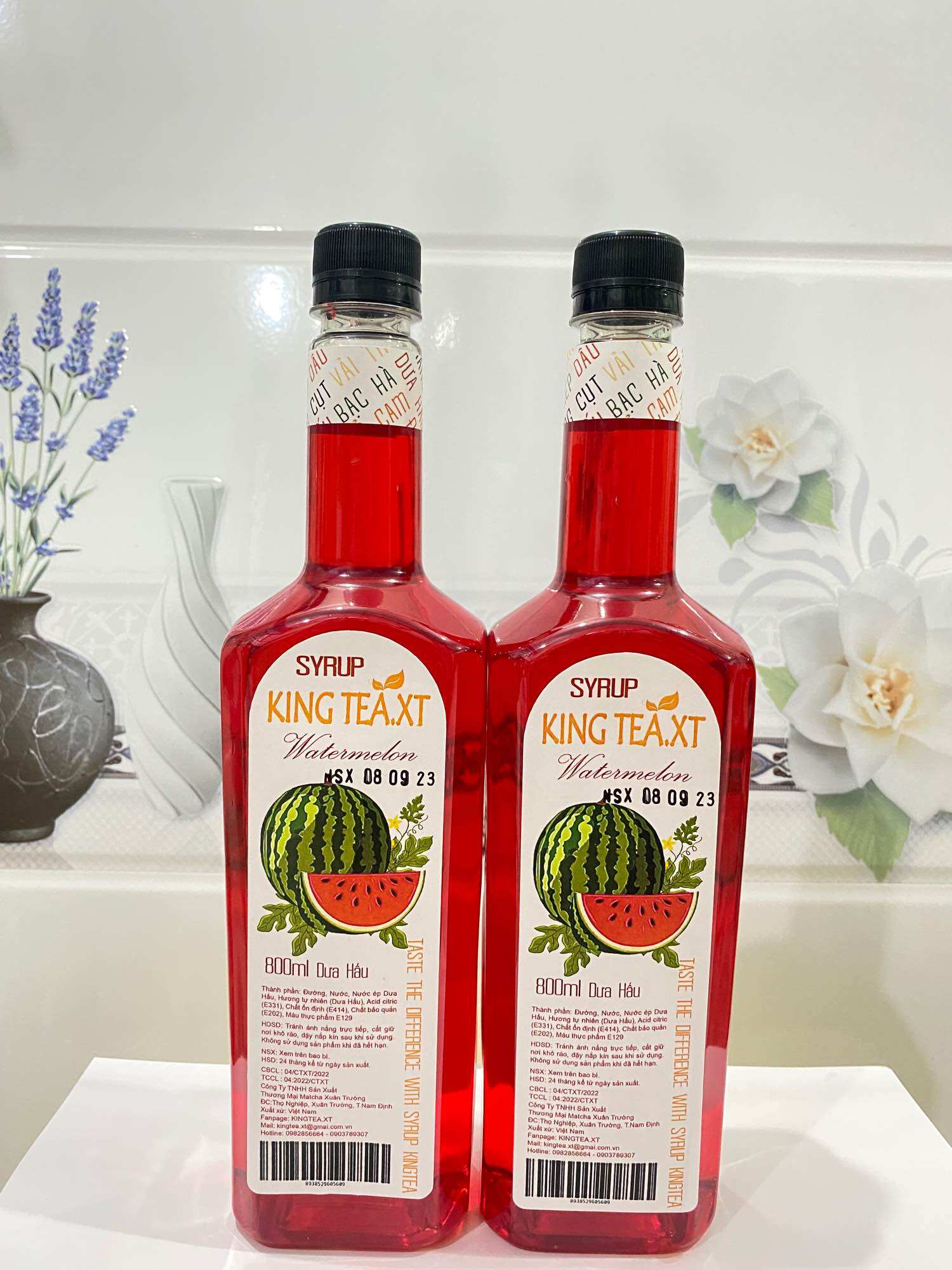 Siro Dưa Hấu KINGTEA.XT(chai nhựa)- Chai 800ml