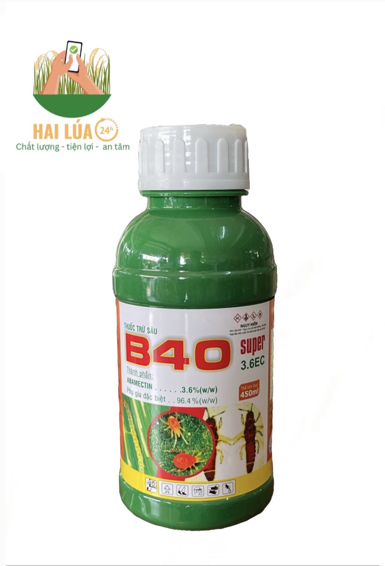 Thuốc trừ sâu sinh học b40 super 3.6ec-450ml