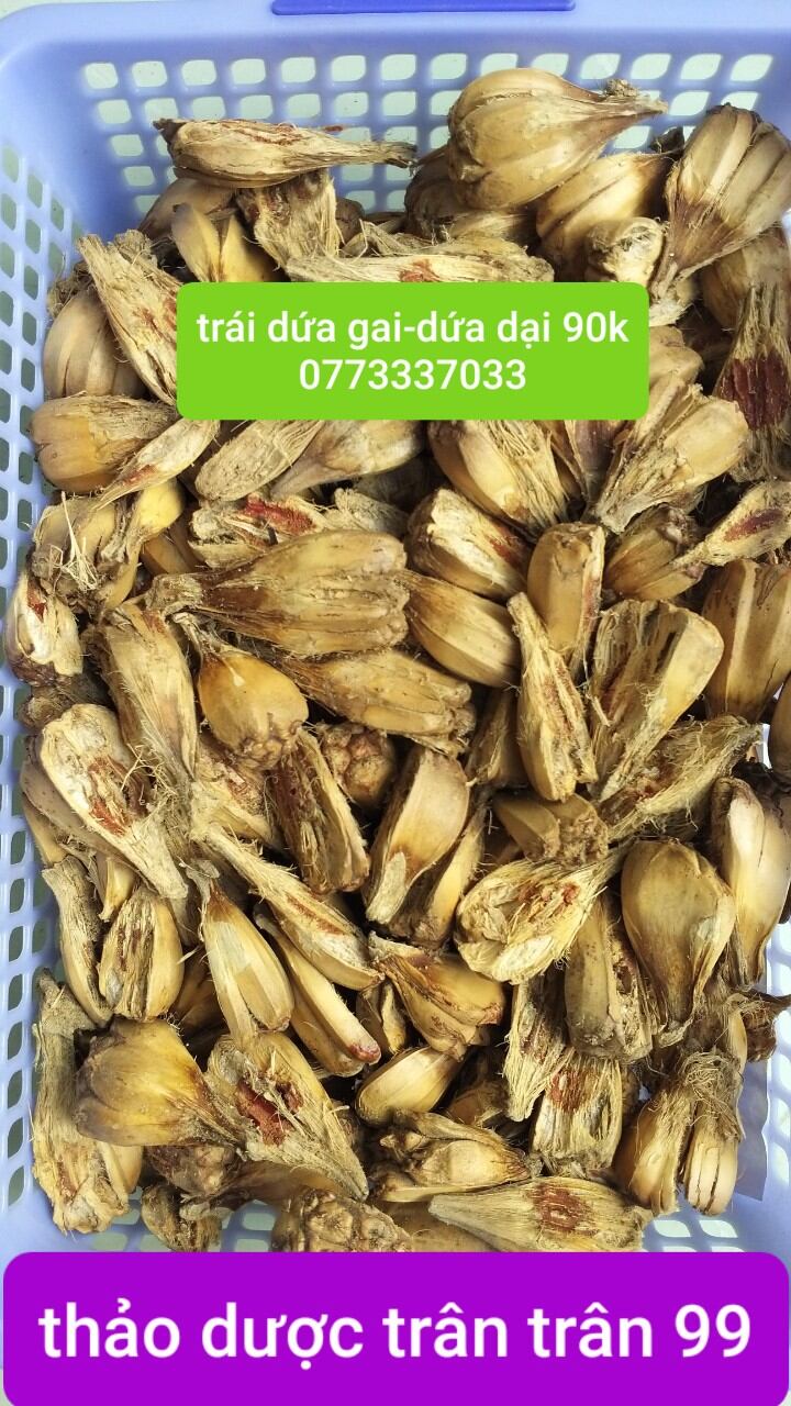 Trái dứa gai phơi khô 1kg