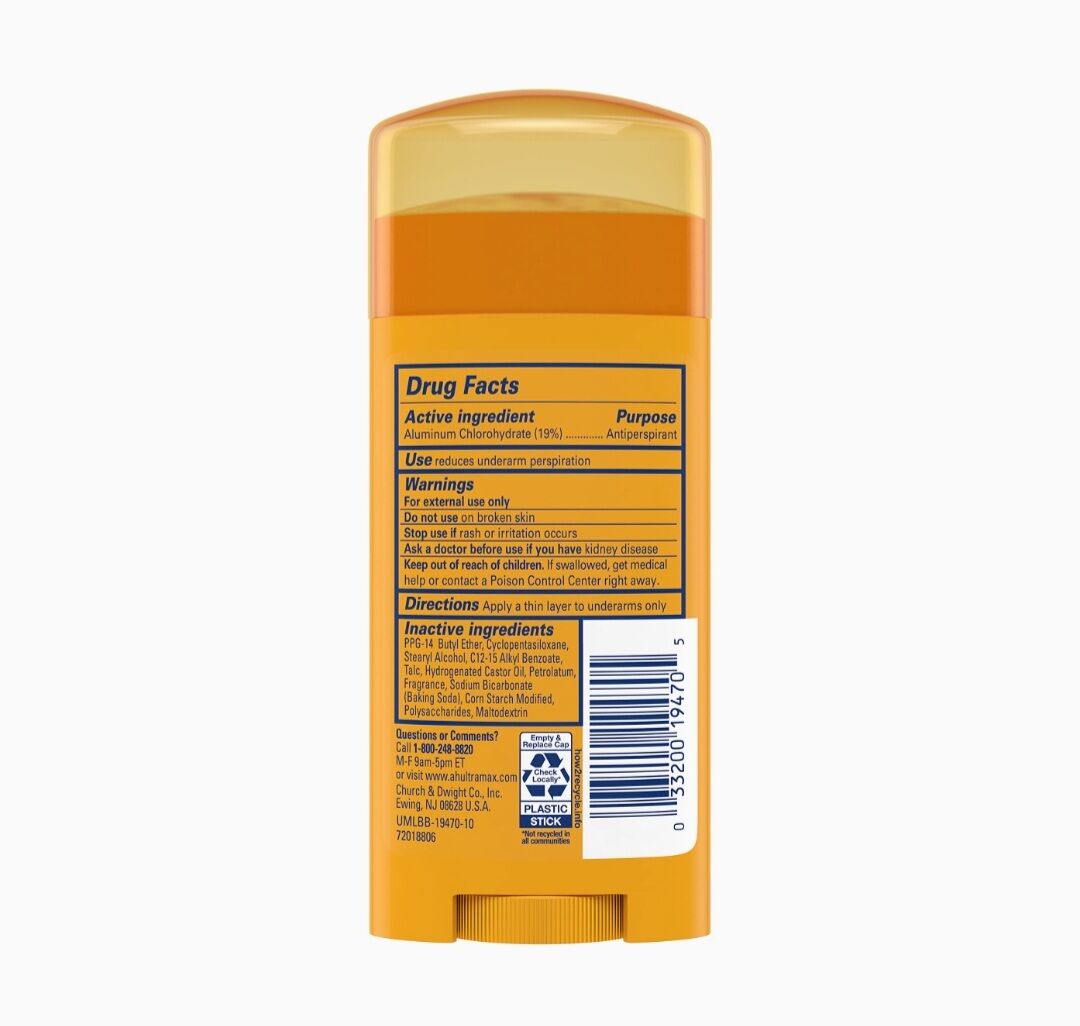 Lăn khử mùi ARM & HAMMER ULTRA MAX POWDER FRESH (