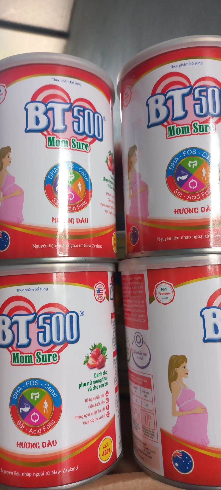 Sữa bầu hương dâu