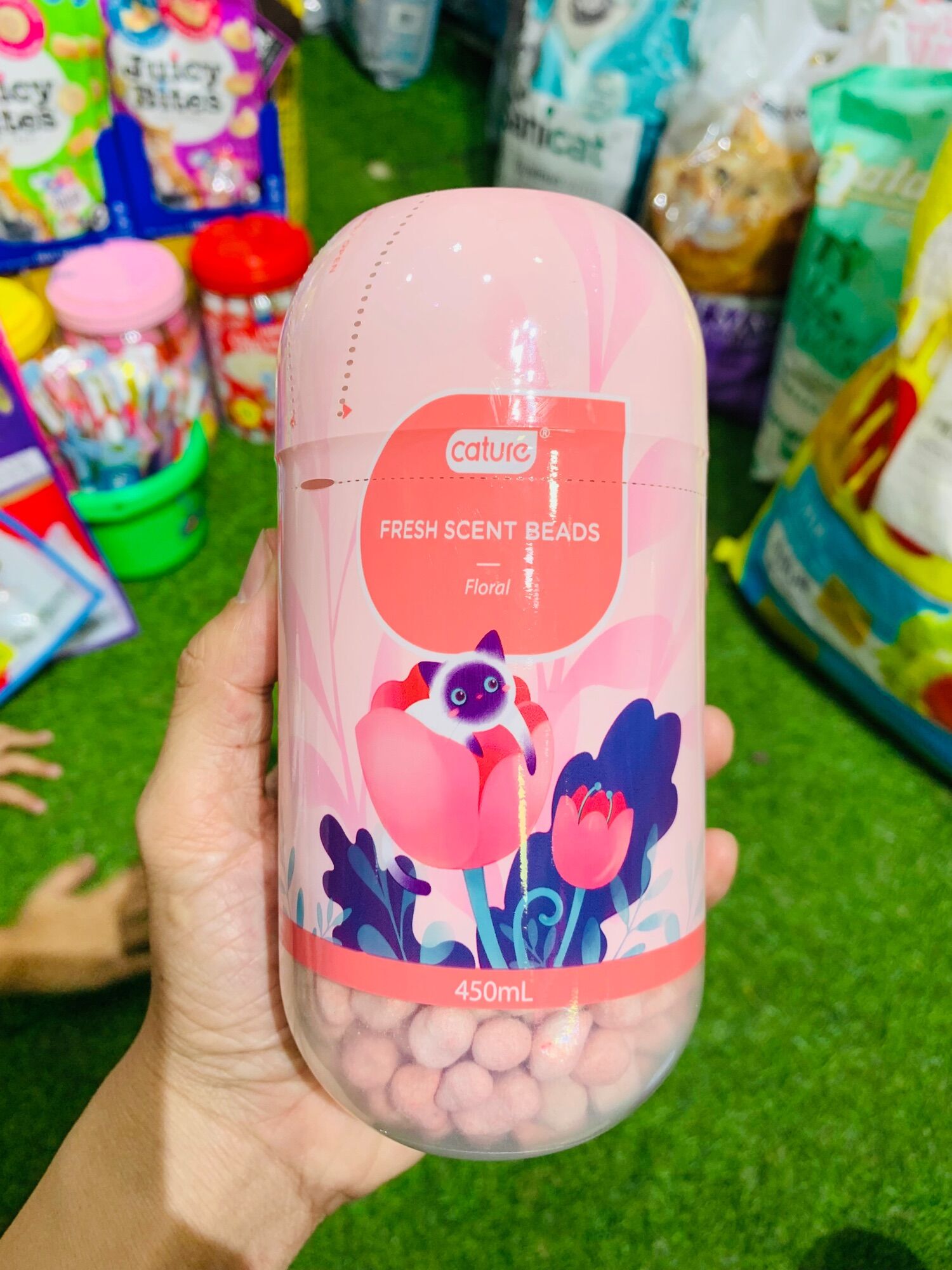 Hạt khử mùi phân mèo Cature Fresh Scent Beads 450ml