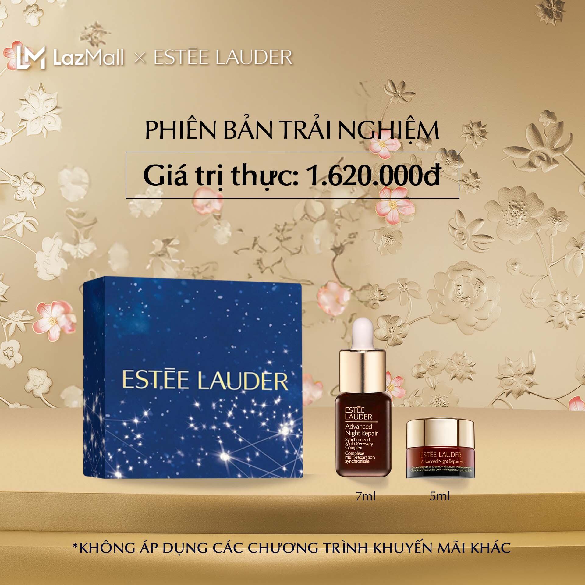 [PHIÊN BẢN TRẢI NGHIỆM] Estee Lauder -Bộ chăm da: Tinh chất phục hồi chống lão hóa Advanced Night Re