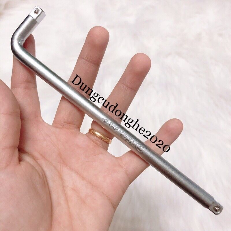 Cần siết đầu cong l 1/4 dài 165mm top