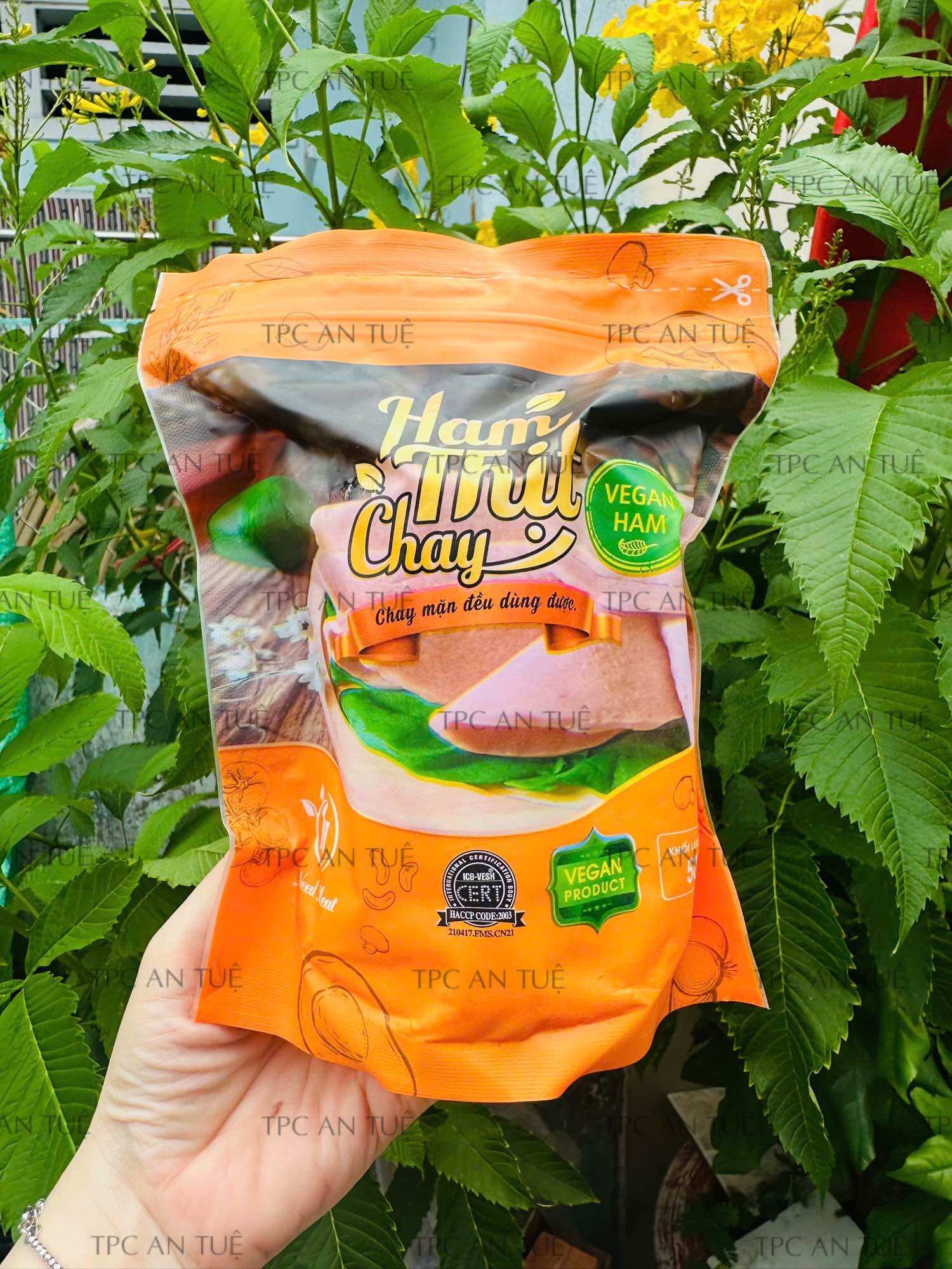 500g Ham thịt chay Neêtmet/ hàng lạnh chỉ ship hoả tốc TPHCM/ TPC AN TUỆ