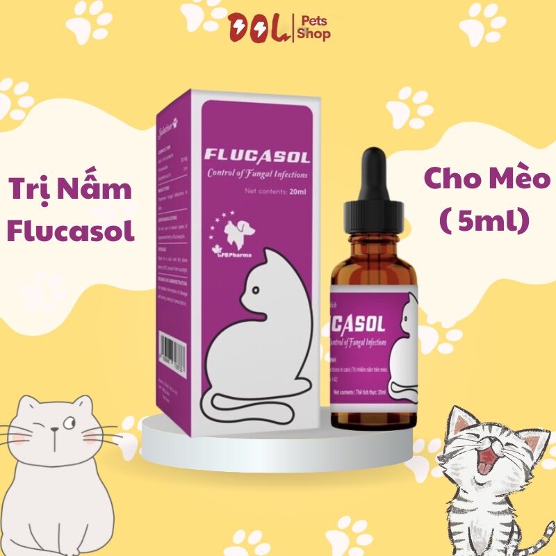 Thuốc trị nấm Flucasol cho mèo - chai 5ml