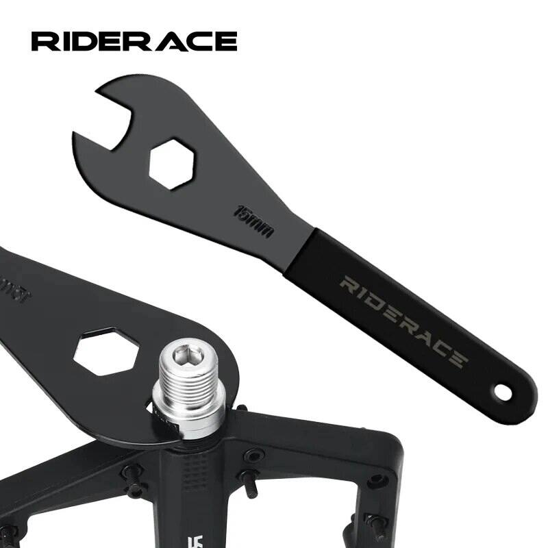 Riderace Đạp Xe Đạp cờ lê 15mm bền cho MTB xe đạp leo núi trung tâm cài đặt Remover loại bỏ cờ lê đường đi xe đạp sửa chữa công cụ