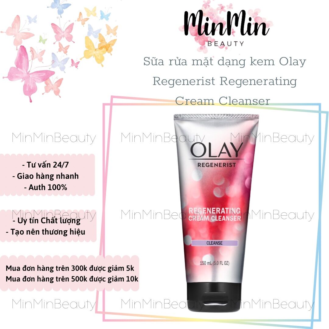Sữa rửa mặt chống lão hoá olay regenerating cream cleanser