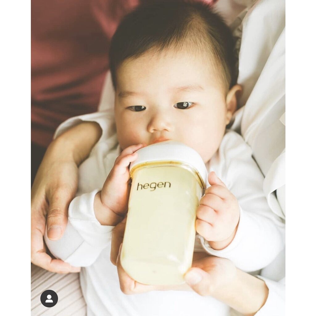 [ĐỔI NÚM TÙY CHỌN]- Bình sữa hegen cao cấp 150ml/240ml núm ti siêu mềm cho bé