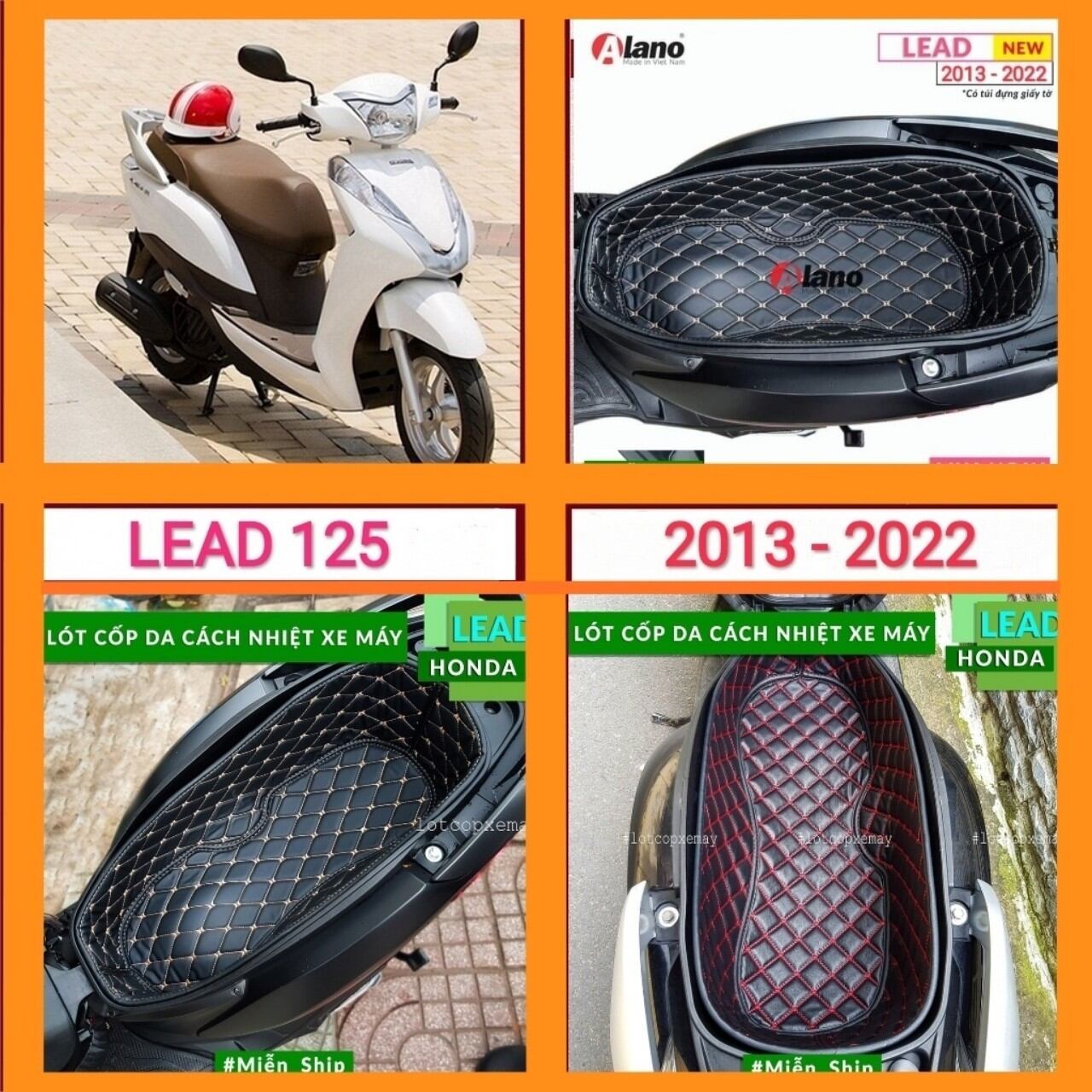 Lót cốp cách nhiệt xe máy Lead 125