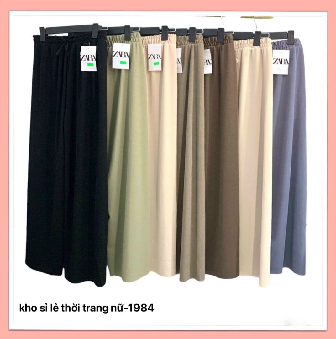💥quần suông tăm cotton mát nhiều màu
