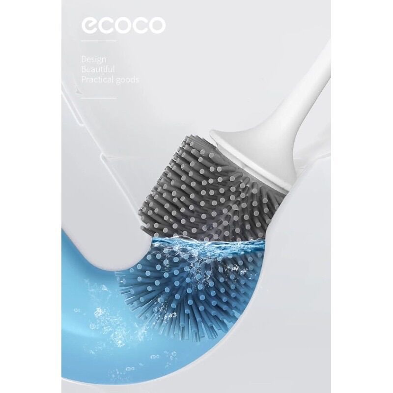 Chổi cọ vệ sinh ecoco kèm miếng dán