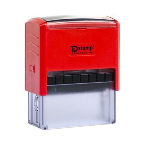 Khắc dấu 25x70mm Dstamp 5 dòng hoặc 4 dòng dành cho tên cty địa chỉ dài