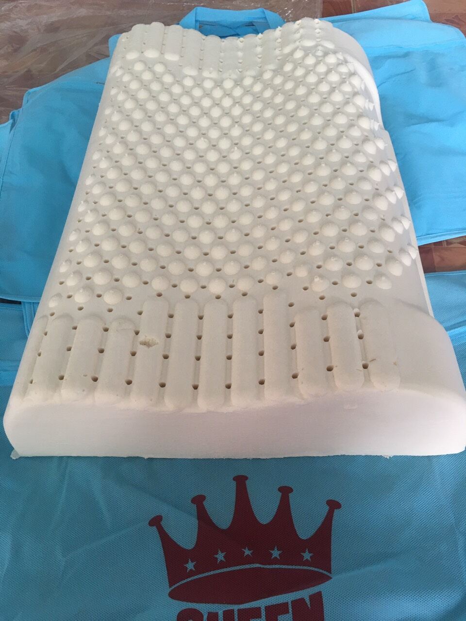 Gối Cao su Massage Vạn Thành size 40x60x12cm