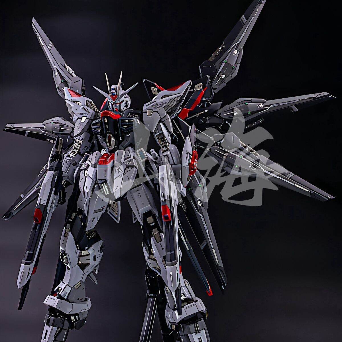 Model Gundam Freedom Assembly MG Unicorn Sakura Assault Red Heretic Mecha Toy for Boys And Bé Gáis over 12 Years Old