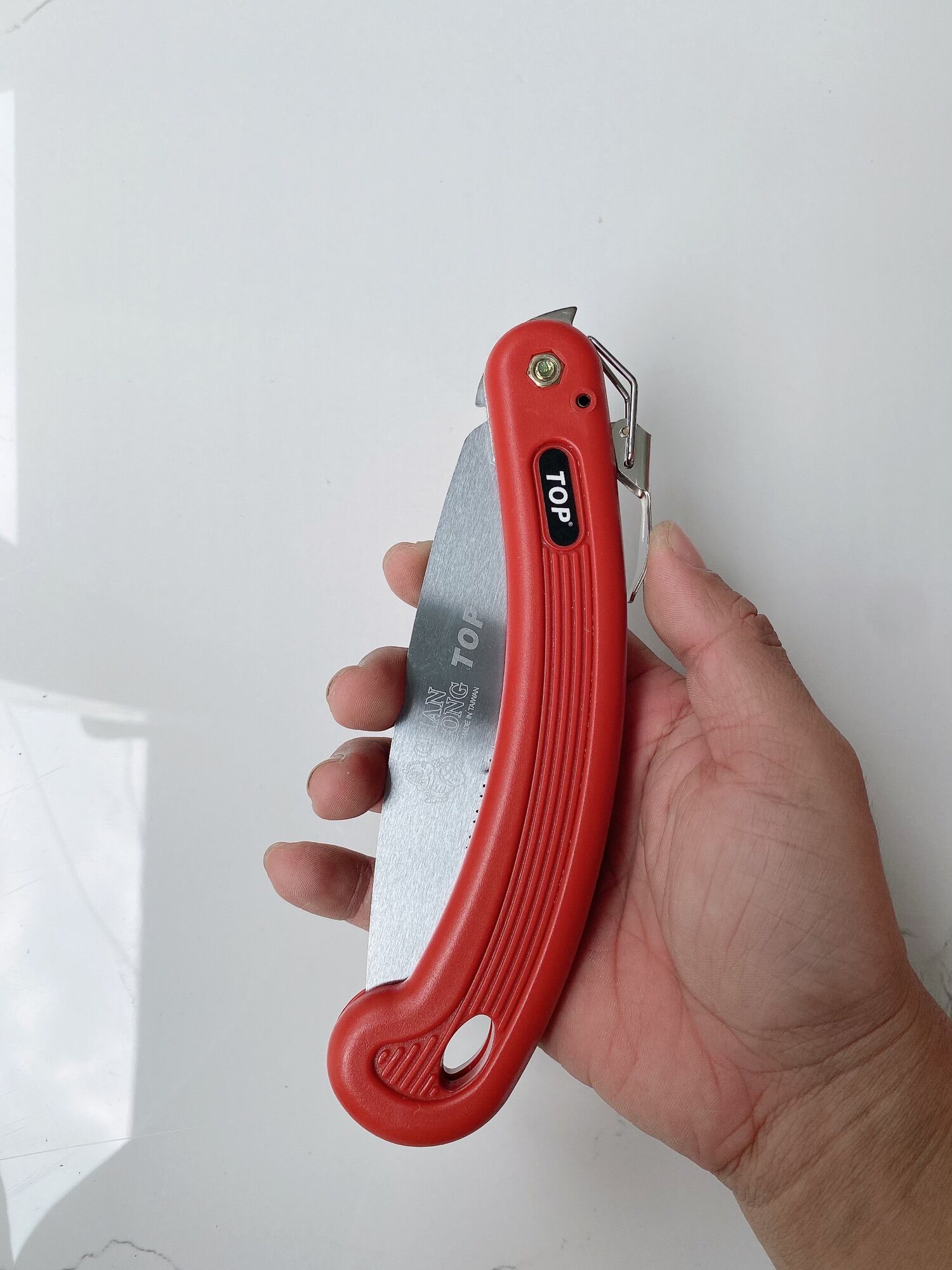 Cưa gỗ, Cưa xếp cán đỏ 160mm Top
